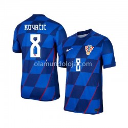 Camisola Croácia Mateo Kovacic 8 Homem Equipamento Segundo Euro 2024 Manga Curta